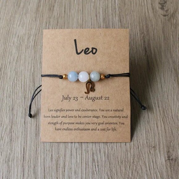 Handmade Zodiac Pendant Bracelet for Positive changes in lifestyle. - Picture 6 of 10